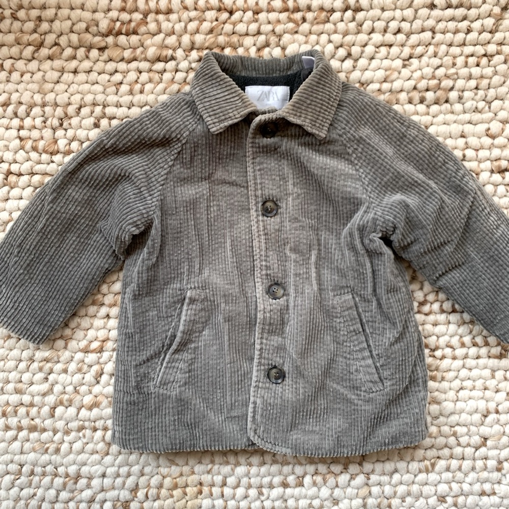 Zara boys fleece lined jacket